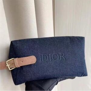Dior Men's Navy Blue Toiletry Bag